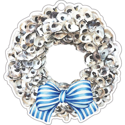 Oyster Wreath Gift Tag