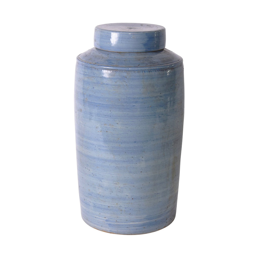 Lake Blue Cylinder Jar