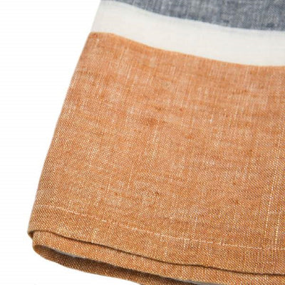 Bold Stripe Linen Amber Towel