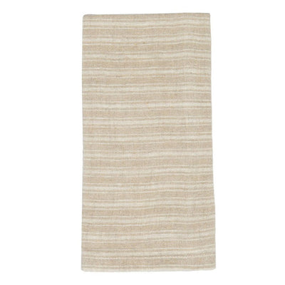 Natural & White Boat Stripe Linen Towel