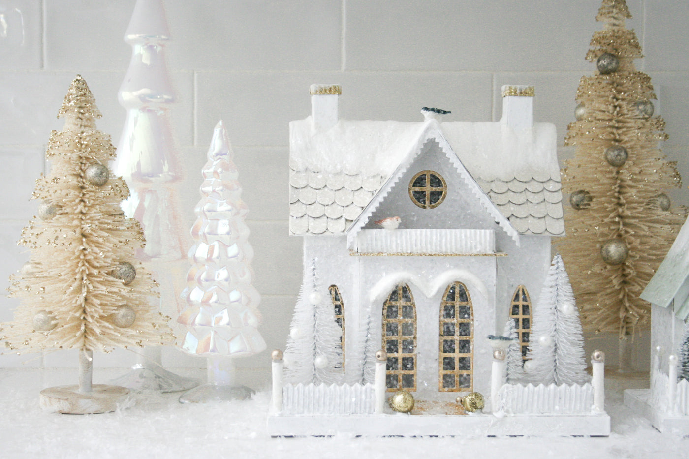 Snow Covered Tree Set