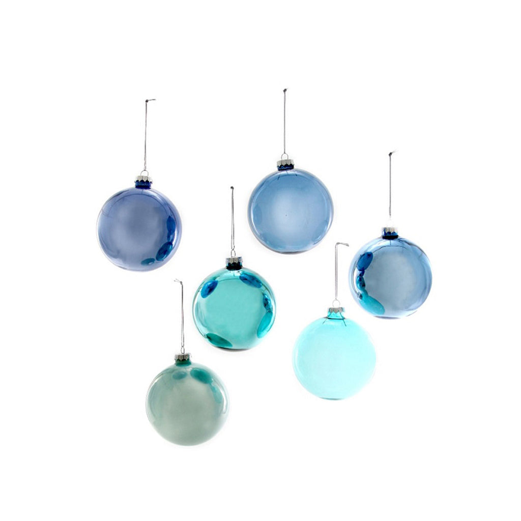 Blue Hues Ornament Set