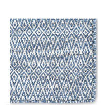 Gearhart Wool Rug - Blue & White