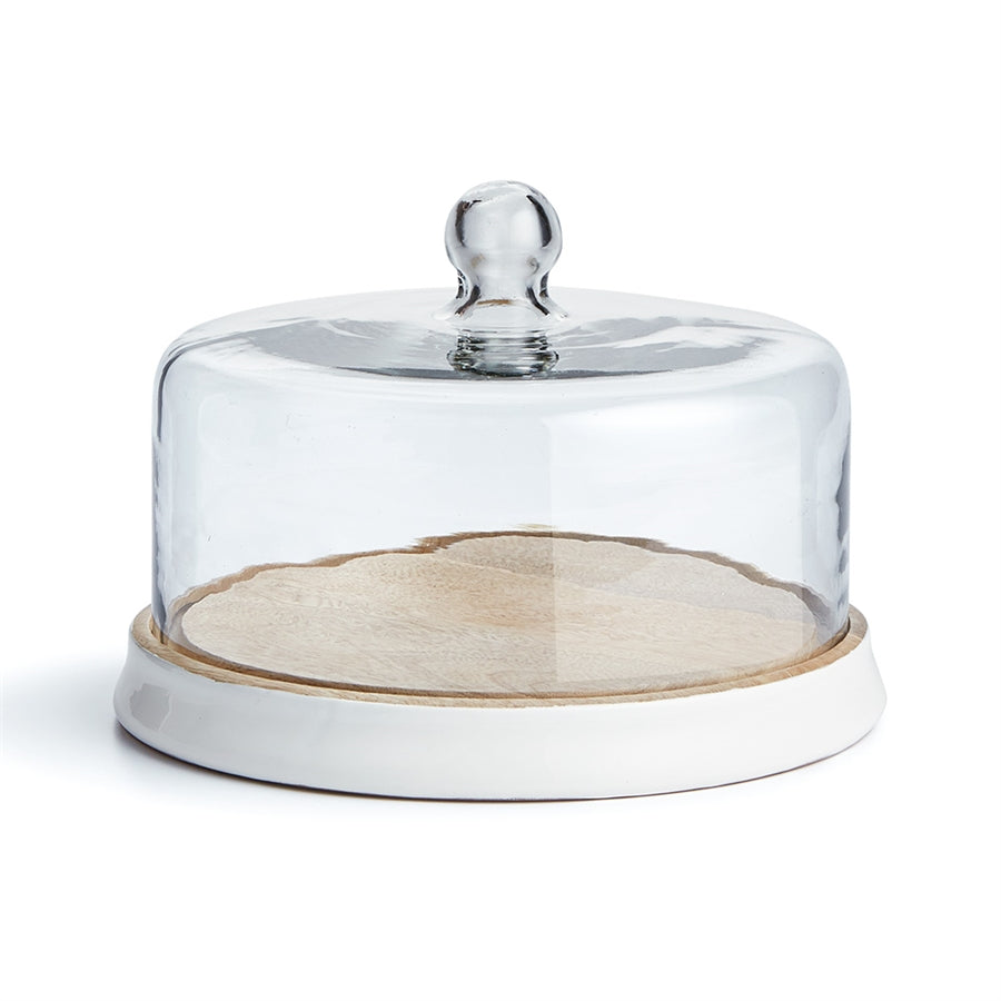 Lily Wood Tray & Cloche