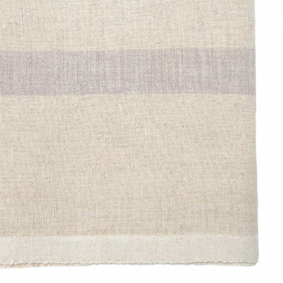 Natural & Gray Linen Towel