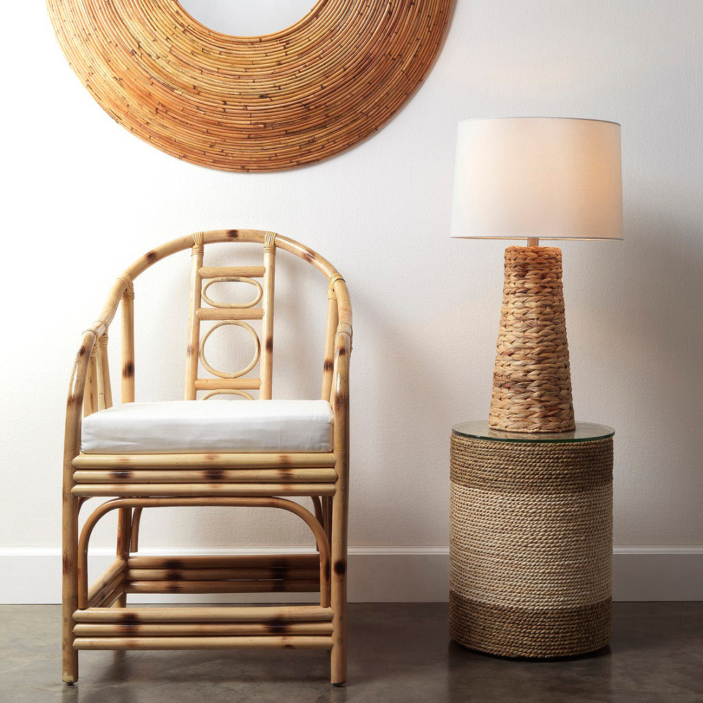 Olivia Seagrass Table Lamp
